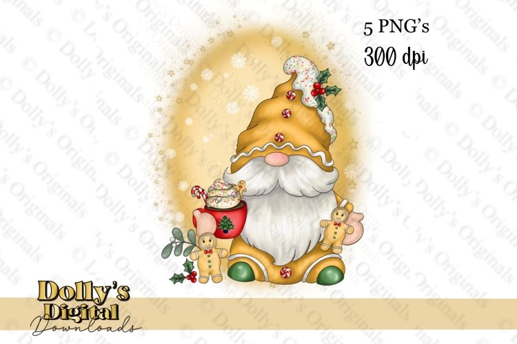 Gingerbread Man Christmas Gonk Set