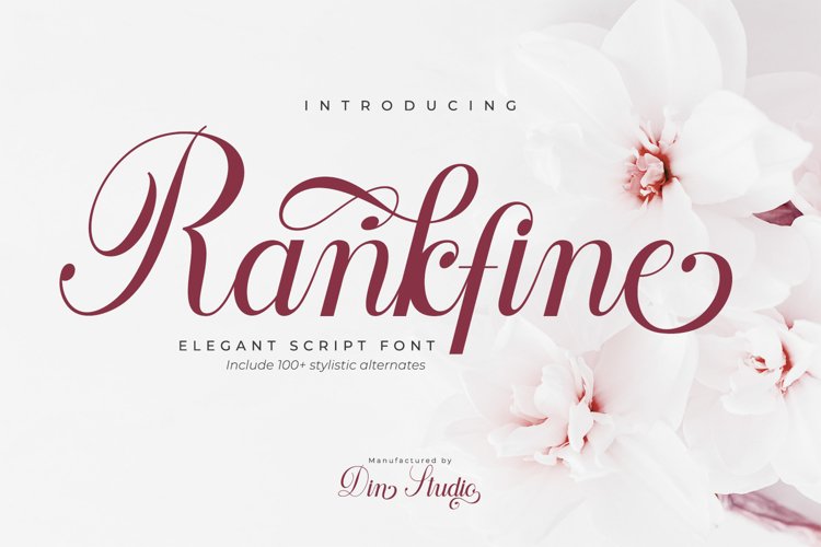 Rankfine-Elegant Calligraphy Font example image 1