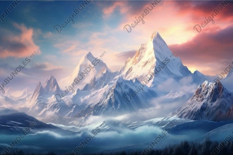 Mountains Clipart Image 20