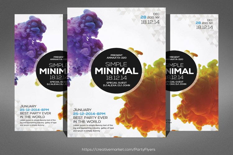 Simple minimal Flyer Template