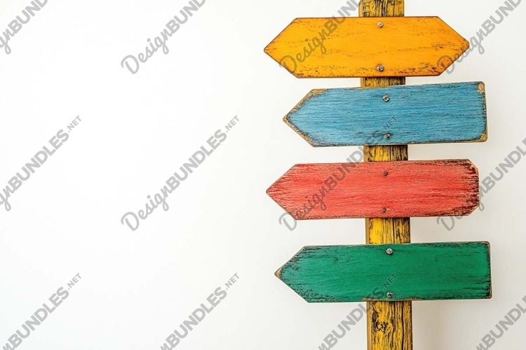 Wooden Signpost Clipart Image 2
