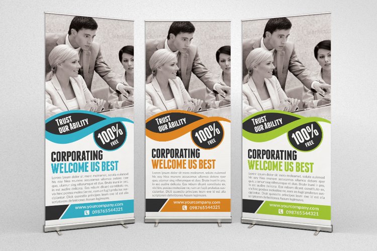 Business Roll Up Banners example image 1