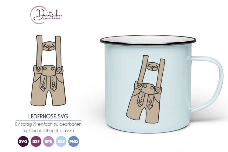Lederhose SVG | Herren Trachten example image 1