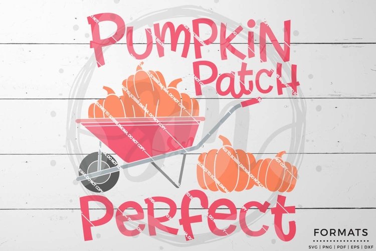 Pumpkin Patch Perfect SVG example image 1