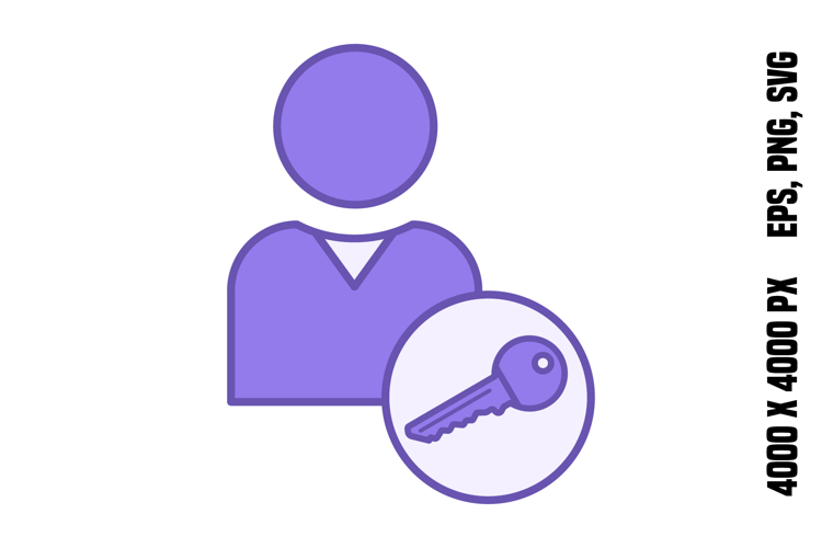 Colored Login Icon