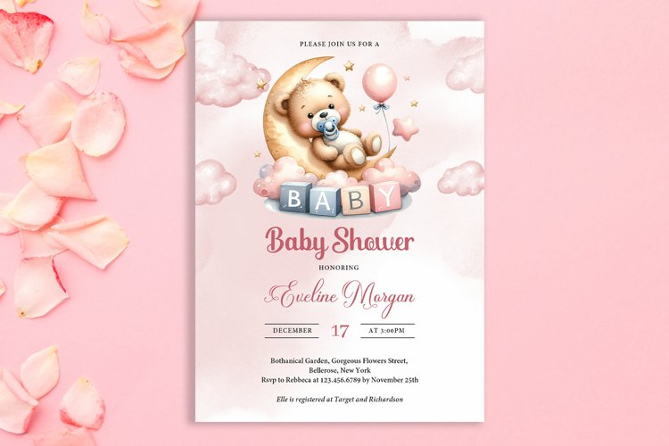 Teddy Bear Invitation Template Image 18