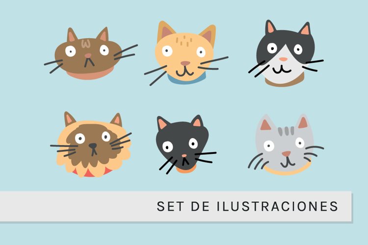 Graciosas Caras de Gatos example image 1