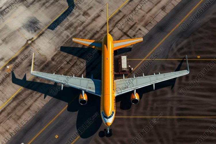 Airline aerial stock photography example image 1