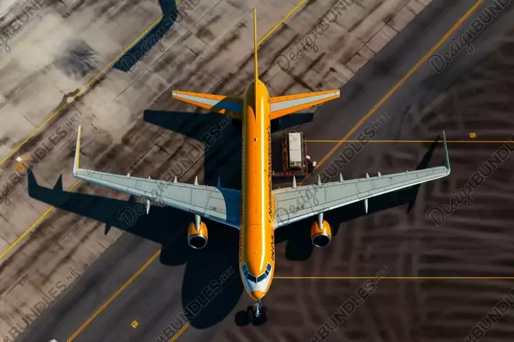 Airline aerial stock photography