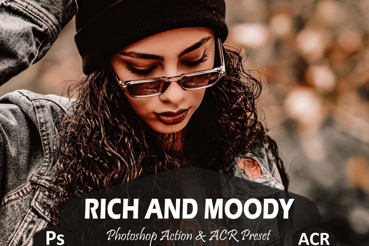 10 Rich And Moody Photoshop Actions And ACR Presets, fall Ps example image 1