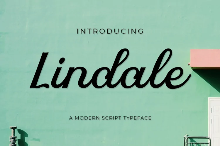 Lindale - Clean Modern Script Font