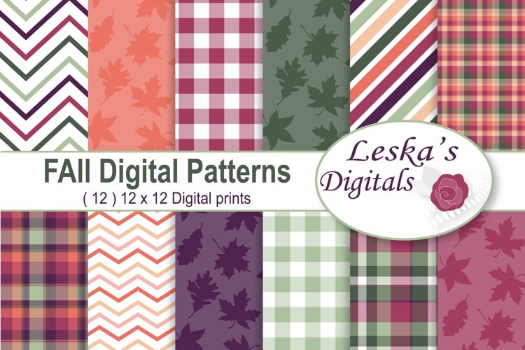 Fall Digital Paper Pack example image 1