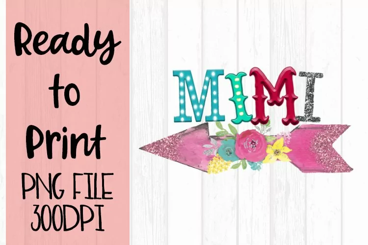 Mimi Funky Arrow Ready to Print