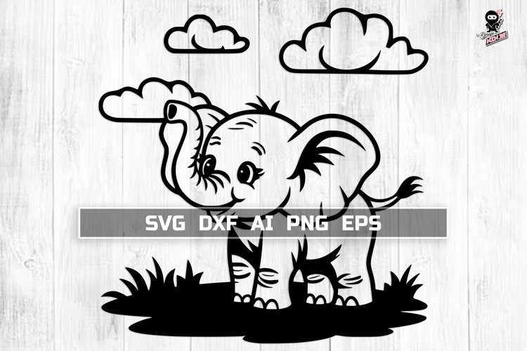 Baby Elephant Clipart Image 21