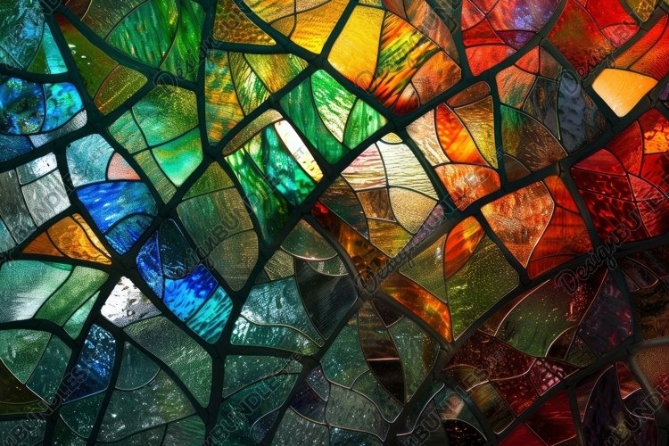Stained Glass Texture Image 23