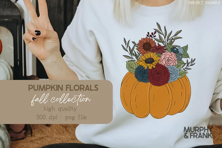 Pumpkin Png |Fall Sublimation Designs