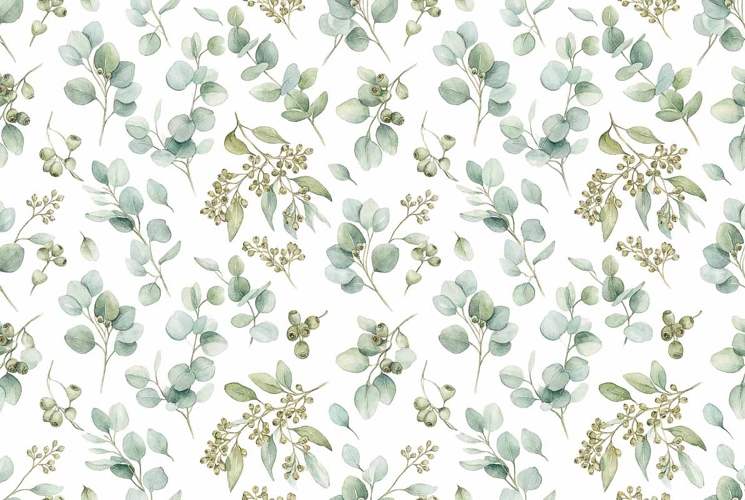 Watercolor Seamless Floral Pattern Mothers Day