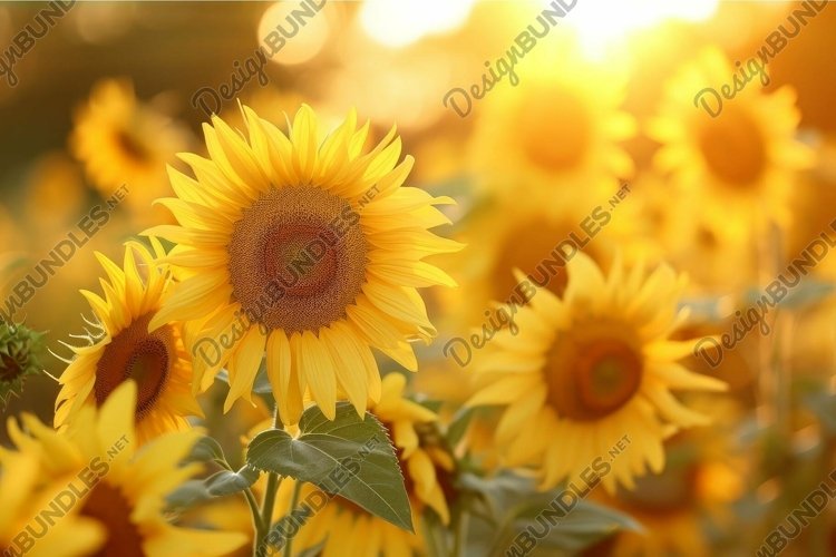 Sunflower Clipart Image 17