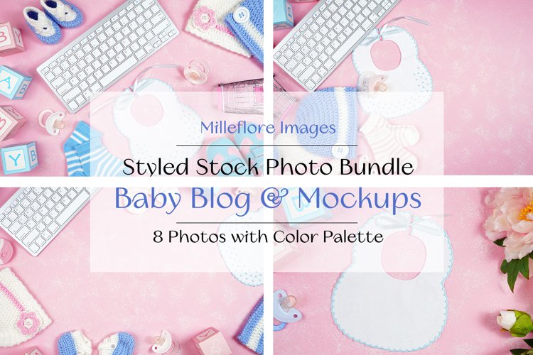 Baby Nursery Hero Headers Mockups Styled Stock Photos Bundle example image 1