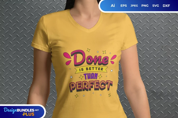 Done is Better Than Perfect SVG