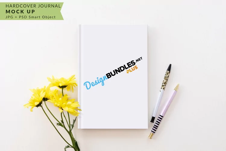 6x9" Hardcover Journal | Notebook Mock up for Spring