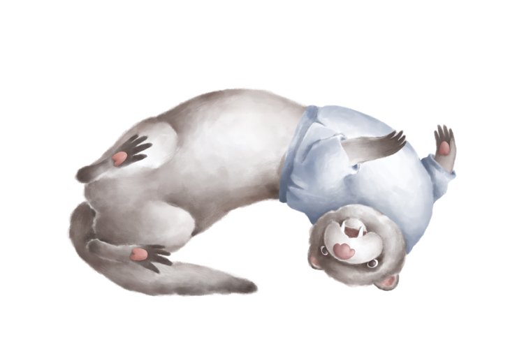 Ferret Clipart Image 19