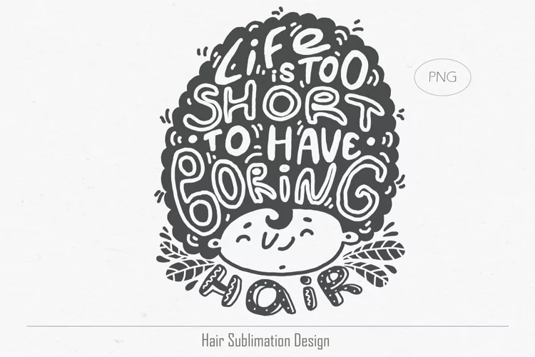 Hair Sublimation Design