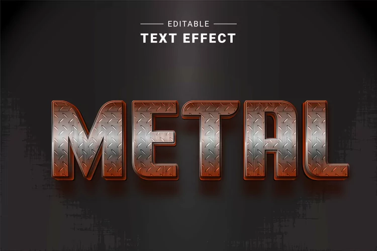Editable Text Effect for Illustrator. Vector Graphic styles