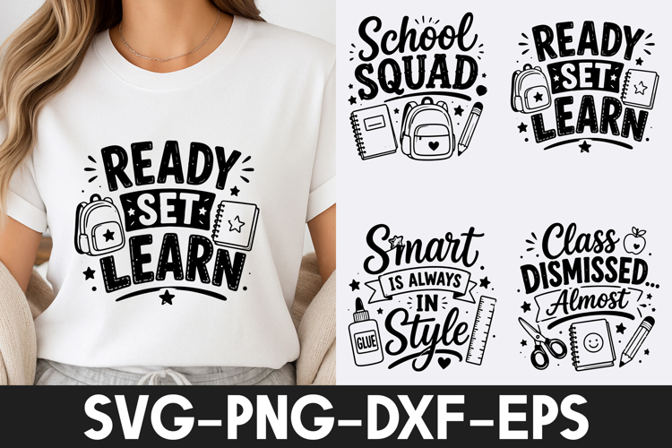 Back To School Quotes T Shirt Design SVG PNG