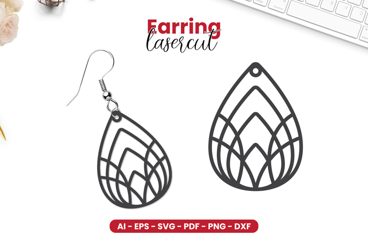Earring LaserCut - Lasercut File