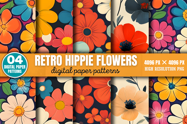 70s Hippie Background Image 20