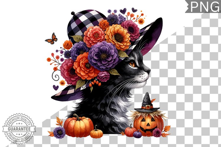 Halloween Cat Clipart Image 6