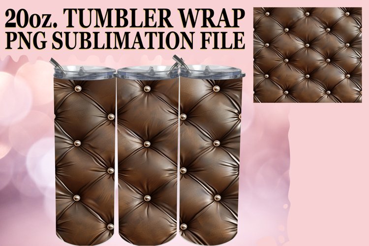 Puffed Texture Tumbler Wrap Sublimation example image 1