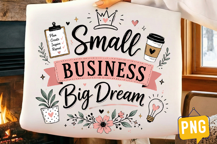 Small Business Big Dream png,Small Business Design
