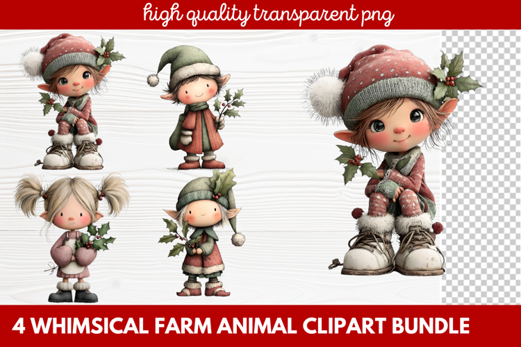 Farmhouse Animals Clipart Image 10