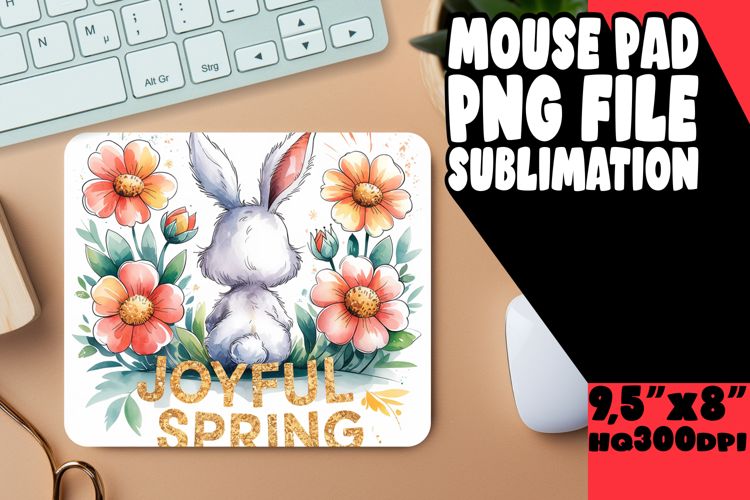 BLISSFUL MOUSE PAD PLAYFUL DESIGN, Easter