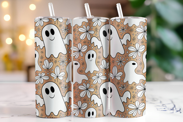 Halloween Boo Tumbler Wrap | Sublimation | Tumblers