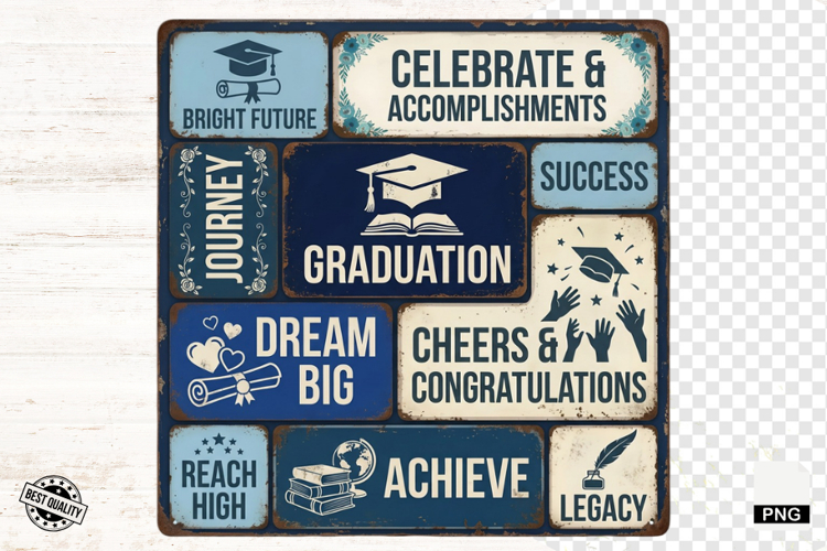 Graduation Signs PNG - Graduation Clipart