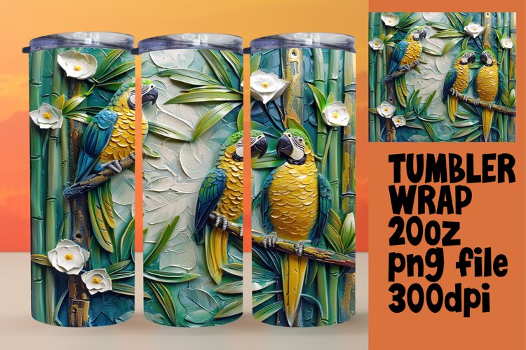 Springtime Blossoms Sublimation Tumbler Wrap 20oz