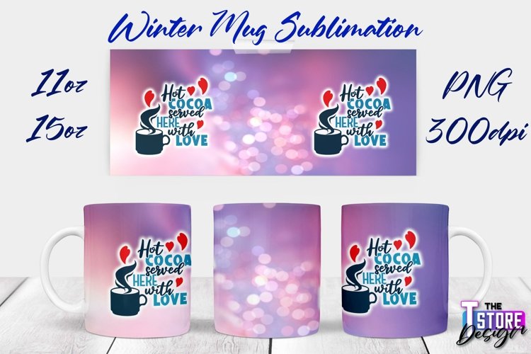 Winter Mug Sublimation | Winter 11 oz |15 oz Mug Sublimation
