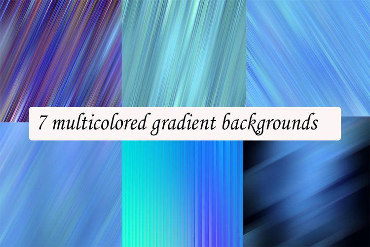 7 abstract gradient linear backgrounds