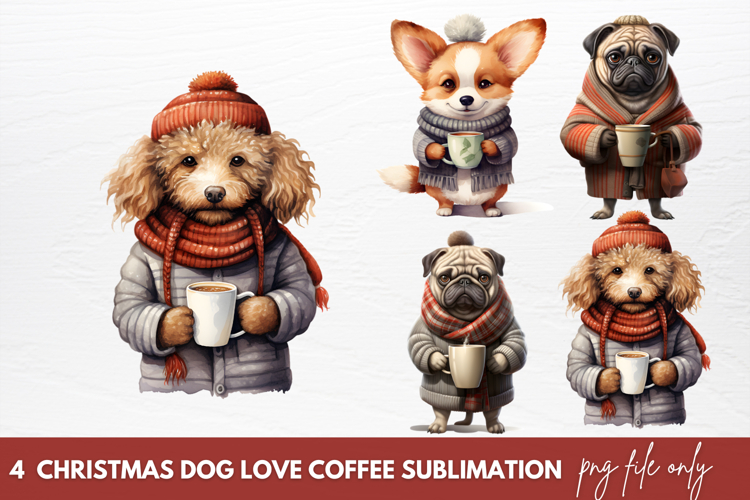 Christmas Dog Clipart Image 17