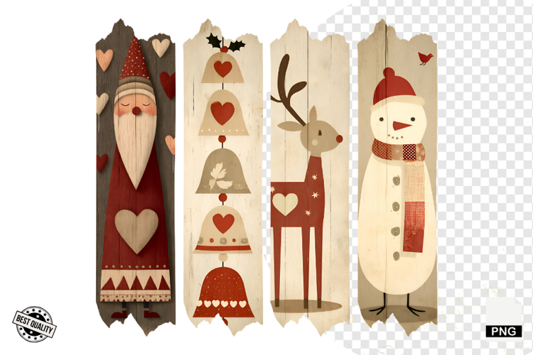 Rustic Christmas Clipart Image 6