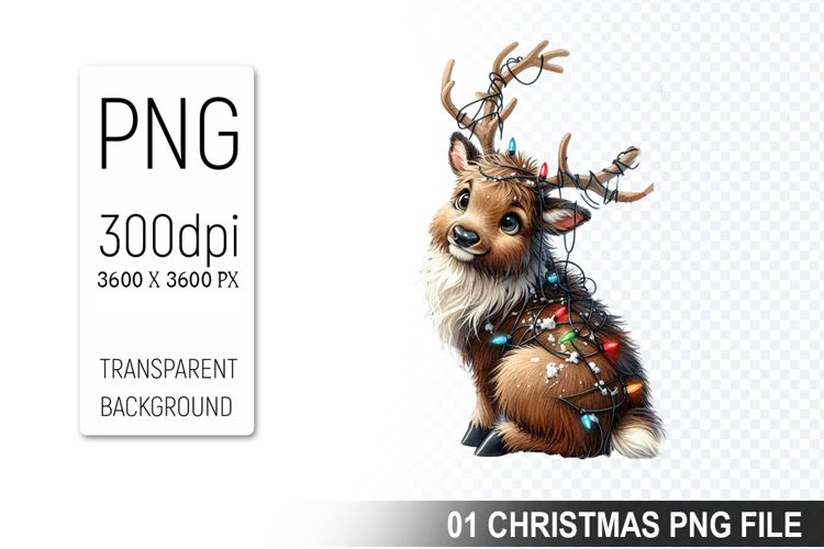 Reindeer Clipart Image 9