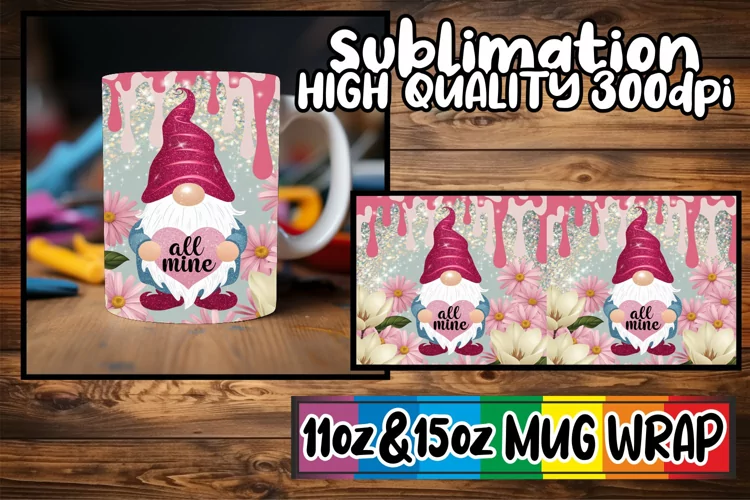 Joyful adventures 11oz 15oz sublimation wrap, Valentines