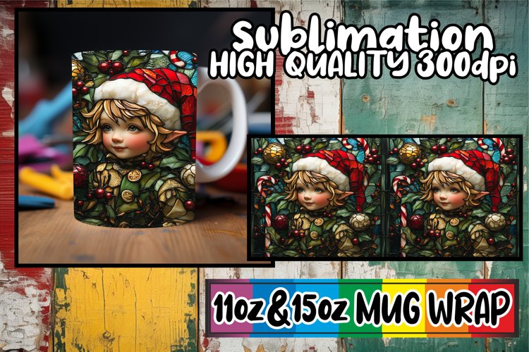 Gentle warmth 11oz 15oz mug wrap, Holiday