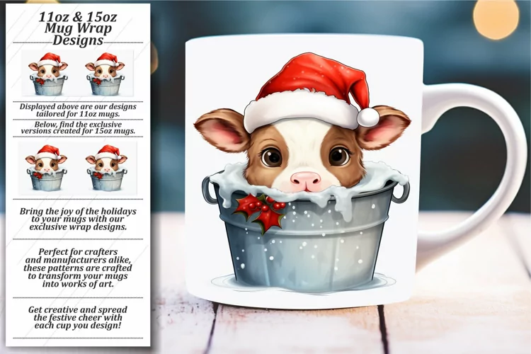 Adorable Christmas Critters: Watercolor Mug