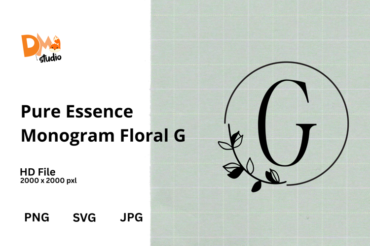 Pure Essence Monogram Floral