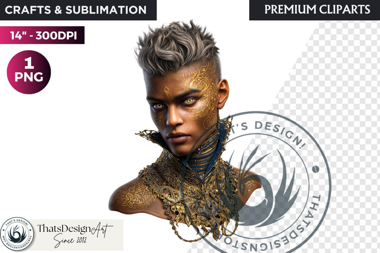 Mystic Mage Portrait Fantasy Sorcerer & Wizard PNG Clipart