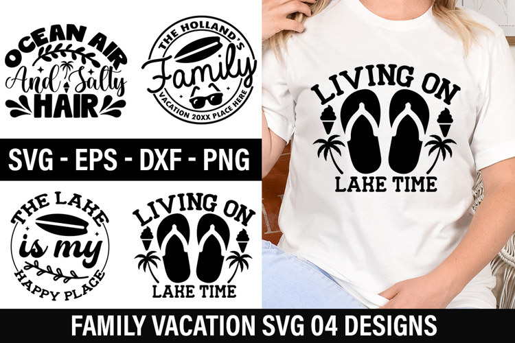 Family Vacation SVG Design - The holland s family vacation
